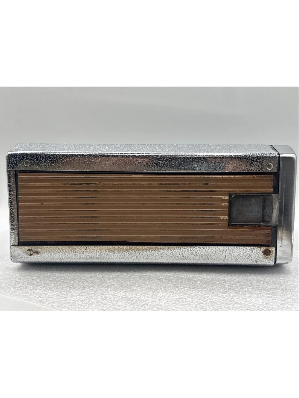Vintage Wiscofold Commercial Chrome Silver Napkin Dispenser Diner 10” Long Rare